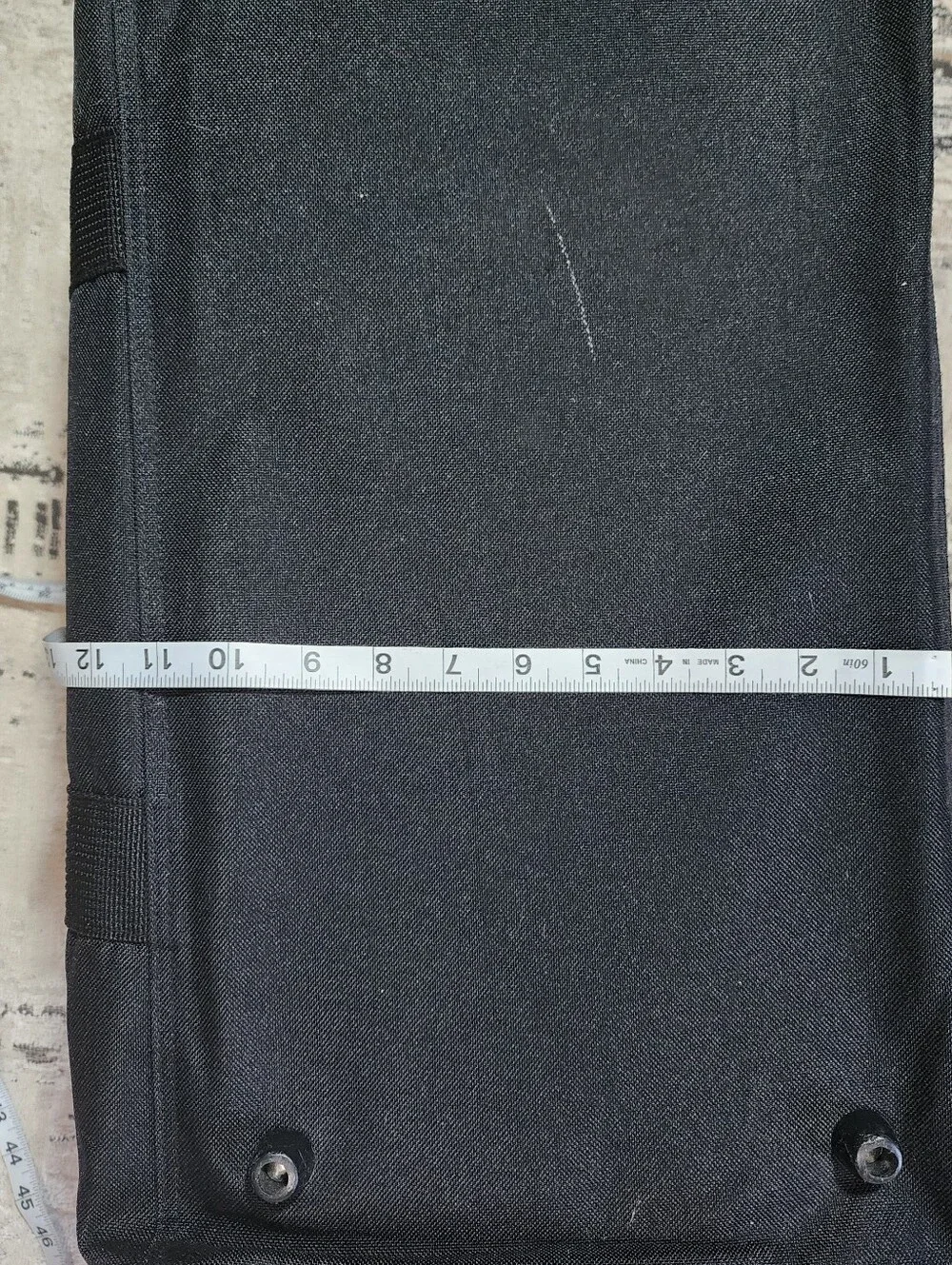 LEEDS Promo Black Travel / Duffle Bag Lightweight Canvas Gym Bag Athleisure
